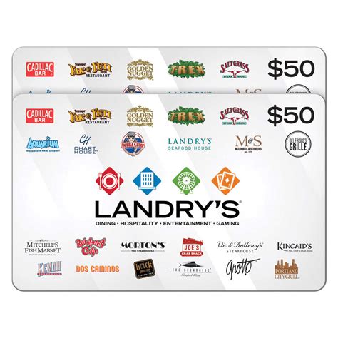 where to use landry's gift card