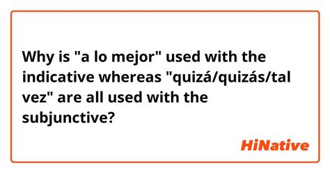 whereas in spanish