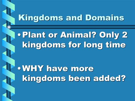 which domain includes animals and plants