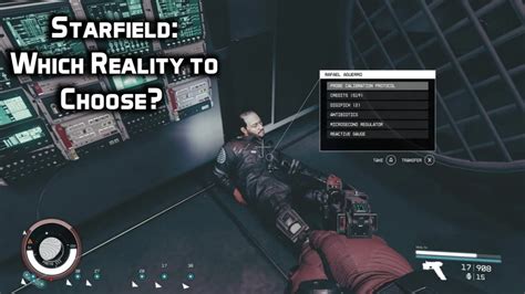 which reality to choose starfield