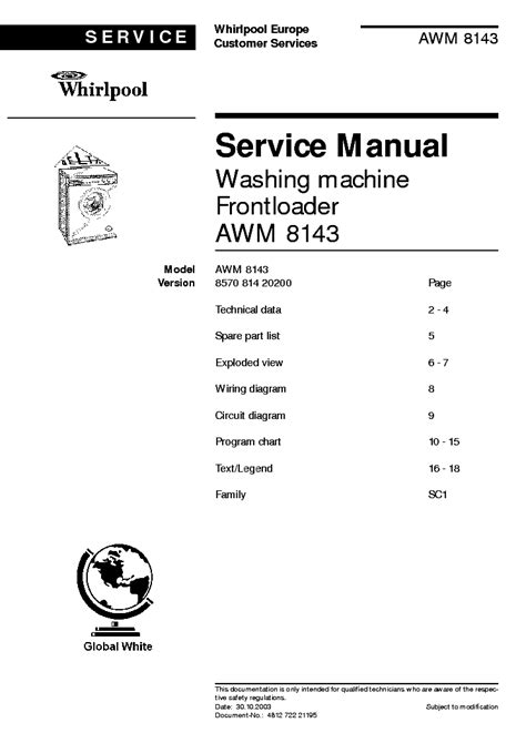 whirlpool awm8143 user manual Kindle Editon