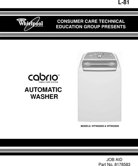 whirlpool cabrio manual pdf Epub