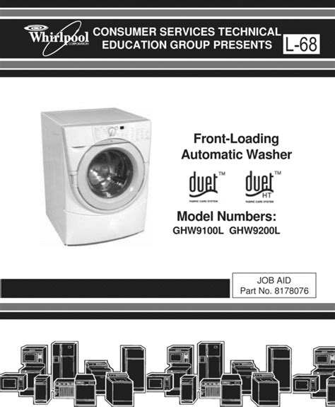 whirlpool duet washer repair manual Epub