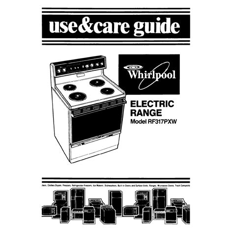 whirlpool electric oven manuals PDF