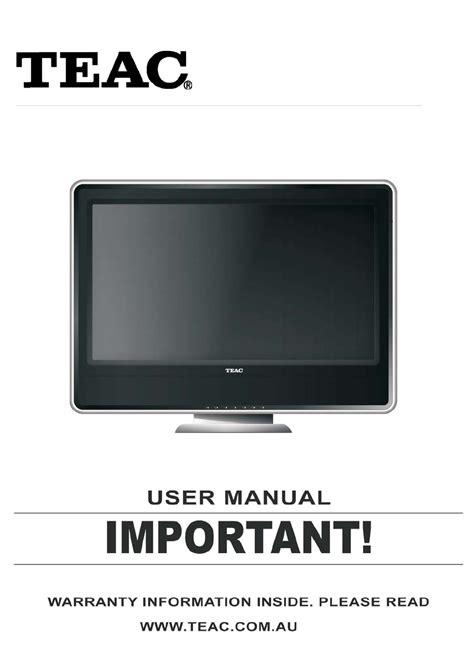 whirlpool flat panel television user manual Doc