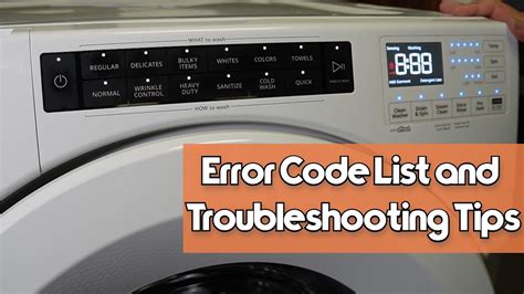 whirlpool front loading automatic washer troubleshooting PDF