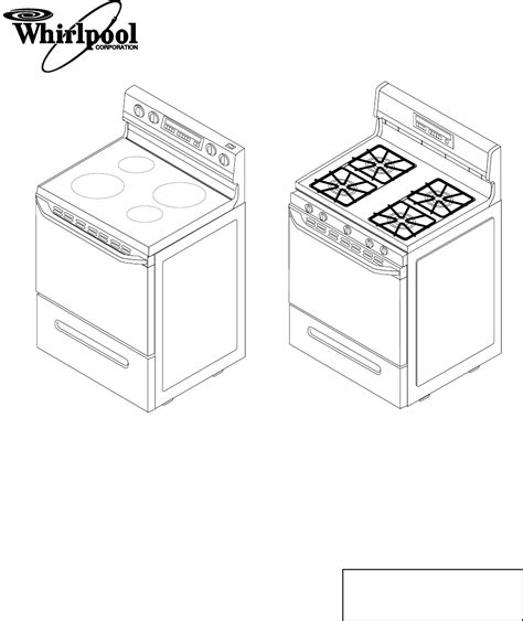 whirlpool gas oven super capacity 465 manual PDF