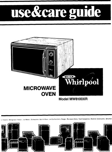 whirlpool one touch microwave manual Reader