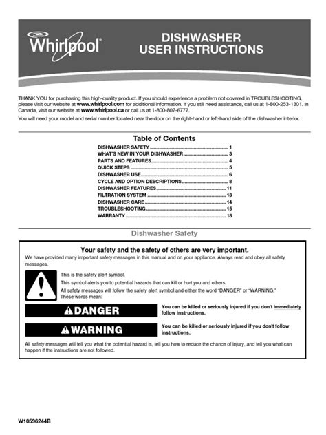 whirlpool quiet partner 2 manual Reader