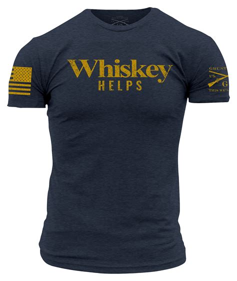 whiskey helps shirt