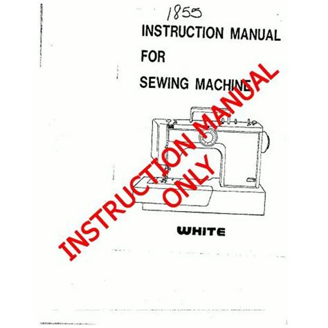 white 734d serger manual PDF