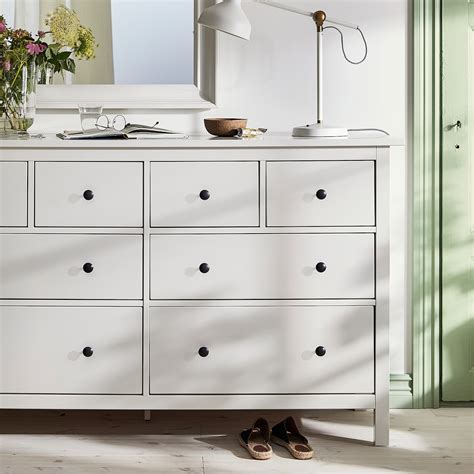 white 8 drawer dresser