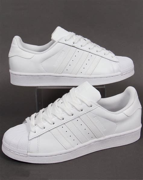 white adidas superstar