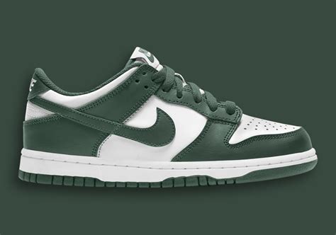 white and green dunks