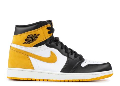 white and yellow jordans