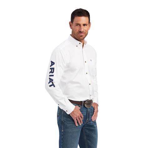 white ariat shirt