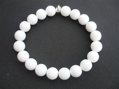 white bracelet