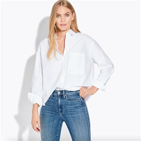 white button down women