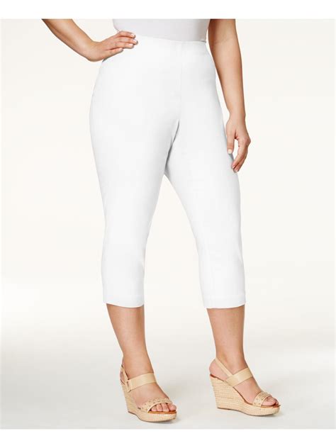 white capris for women