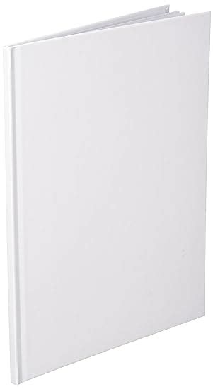 white hardcover blank book 11 x 8 1 or 2 14 total pages no ash10705 Kindle Editon
