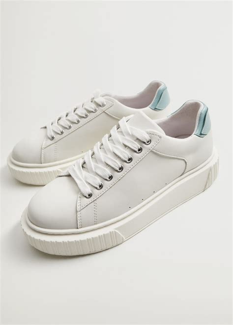 white leather sneakers women's