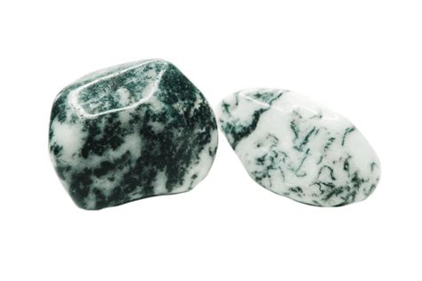 white moss agate