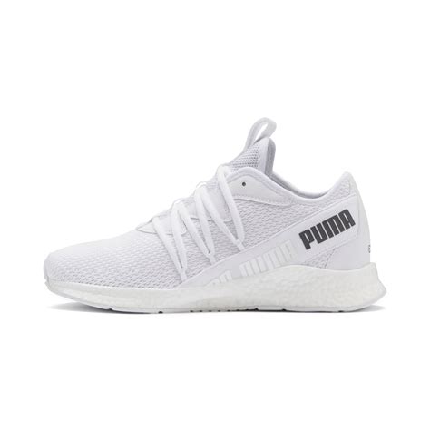 white puma athletic shoes