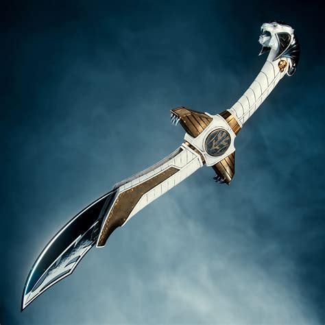 white ranger saba sword