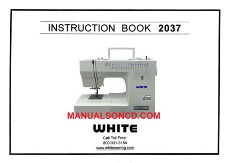 white sewing machine manual 2037 Kindle Editon