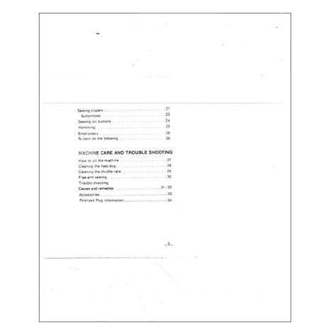 white sewing machine model 1415 manual PDF