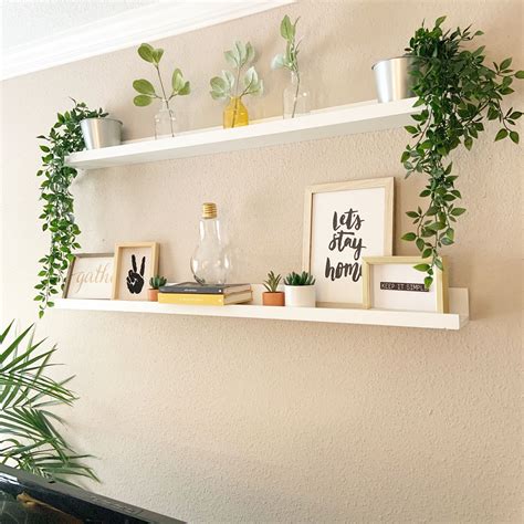 white shelf bedroom decor