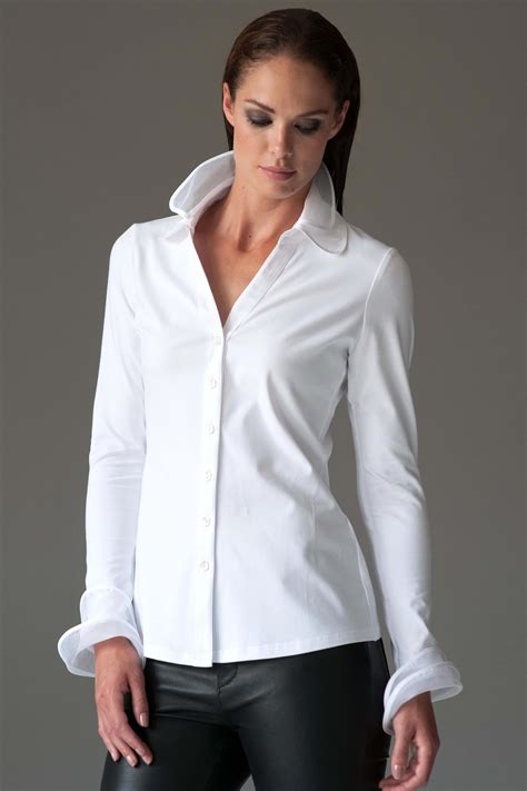 white shirt female