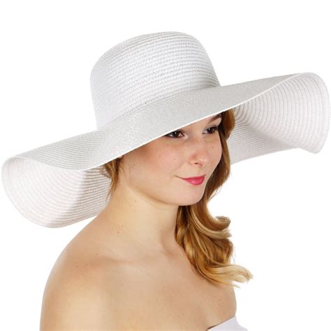 white sun hat