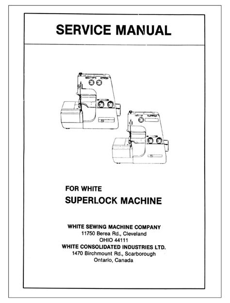 white superlock 503 manual Doc