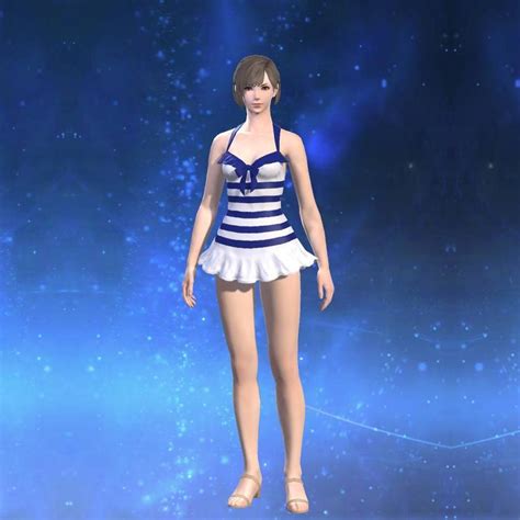 white swuimsuit ffxiv