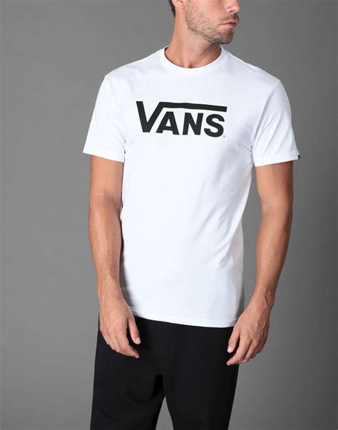 white vans t shirt