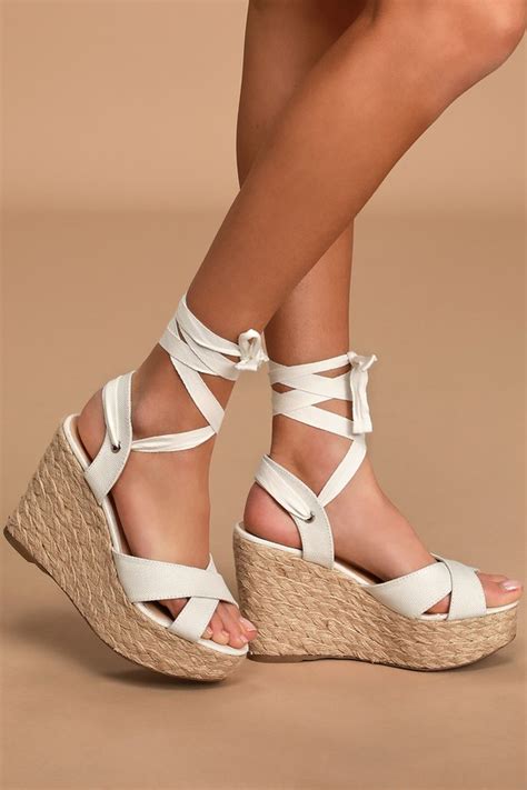 white wedges for women