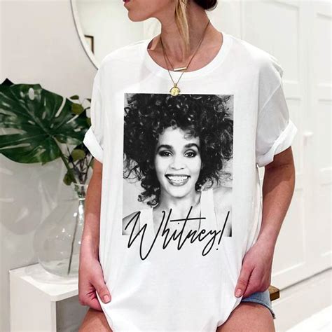 whitney houston tee shirt