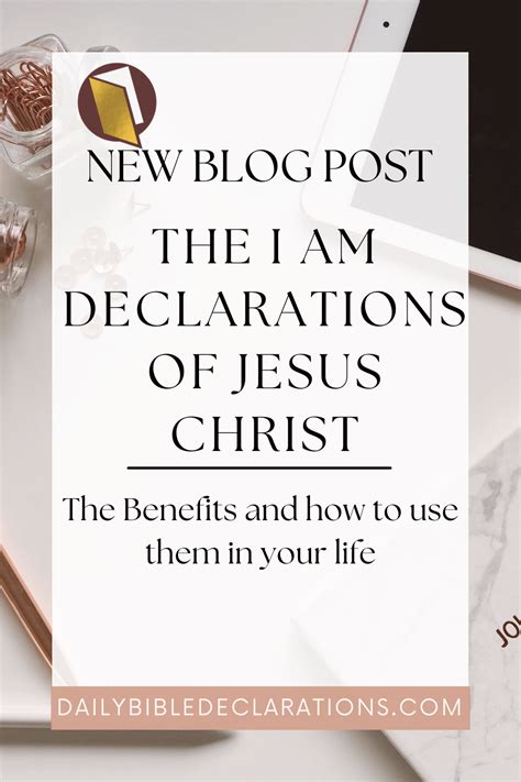 who am christ daily declarations Doc