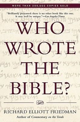 who wrote the bible richard elliott friedman PDF