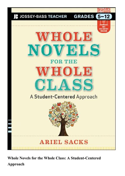 whole novels for the whole class a student centered approach Epub