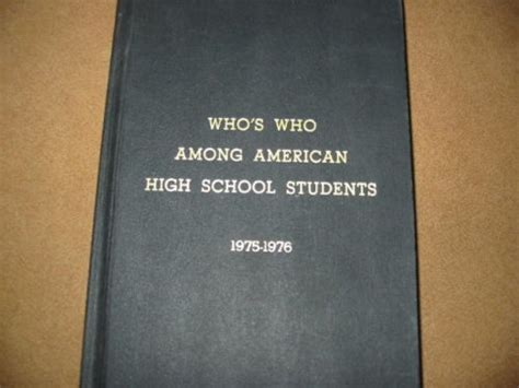 whos who among american high school students 1975 1976 volume v Kindle Editon