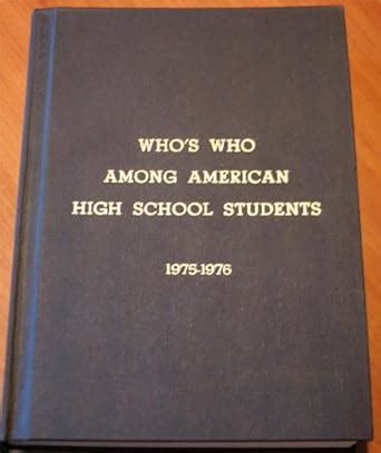 whos who among american high school students 1975 1976 volume v Kindle Editon