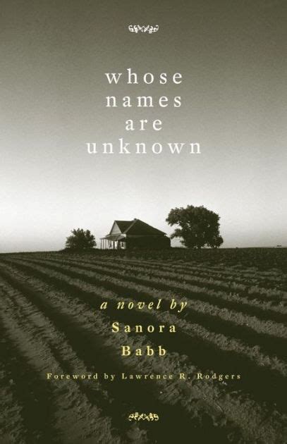 whose names are unknown a novel by sanora babb PDF