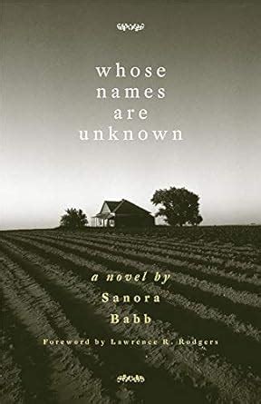 whose names are unknown a novel by sanora babb PDF