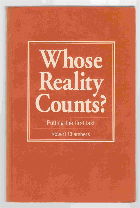 whose reality counts? putting the first last Reader