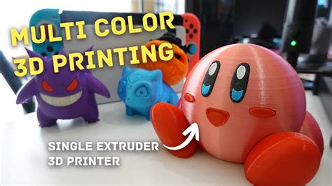 why 3d printer create a block when print multi color