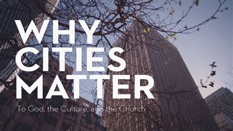 why cities matter to god the culture and the church Epub