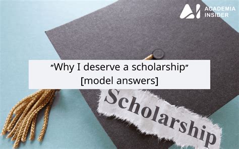 why do you need this scholarship sample answers