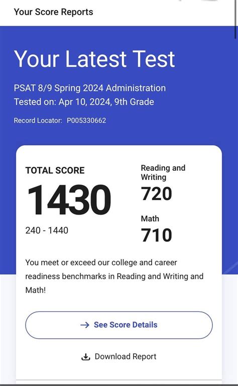 why is psat from 240 to 1440